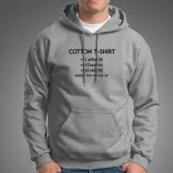 Cotton T shirt Hoodies For Men 